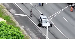 Lanes reopen as crews work to repair sinkhole on LIE in Melville