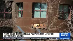 NCAA bans 3 college basketball players for betting on their own games