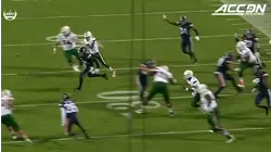 UVA DB Juan Thornhill Runs Through Ref On Interception Return