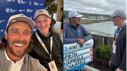 Tommy Fleetwood, Jordan Spieth spend time with Make-A-Wish recipient at AT&T Pebble Beach Pro-Am