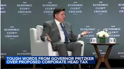 Pritzker opposes Johnson's proposed corporate head tax in Chicago
