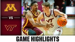 Minnesota vs. Virginia Tech | ACC Men's Basketball Highlights (2022-23)