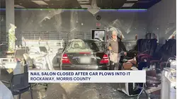 Car crashes into Rockaway nail salon