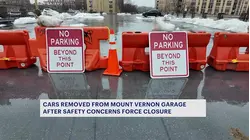 Cars removed from Mount Vernon after hole discovered between decks