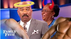 Steve Harvey did not expect THIS answer from a missionary! | Family Feud