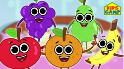 5 Cute Fruits Jumping On The Bed