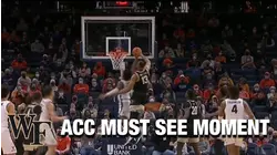 Wake Forest Dallas Walton Stuffs UVA's Jayden Gardner | Must See Moment