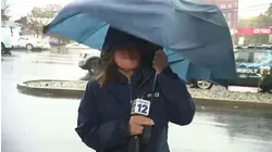 Thunderbolt 12: Heavy rain and gusty winds make for slippery roadways