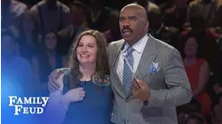 The Eggeruds get their MONEY'S WORTH!!! | Family Feud