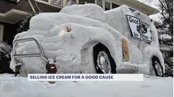 Good Humor truck made of snow becomes the coolest dessert truck in New Jersey history