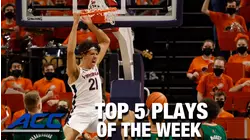 2021-22 ACC Basketball Plays Of The Week (Jan 31st-Feb 6th)