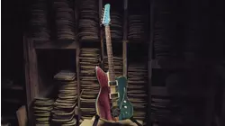Recycled Skateboard Guitars