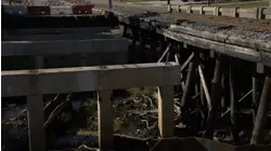 AG Jackson tours Fayetteville bridge project sites halted by FEMA cuts