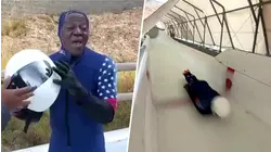 Flavor Flav Tries Skeleton Winter Sport and Hits 66 MPH