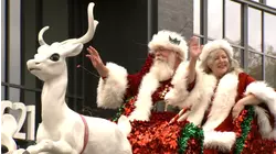 Santa arrives at 2025 Raleigh Christmas Parade