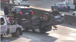 I-10 East Freeway westbound at Waco reopened after police say woman killed in 5-vehicle crash
