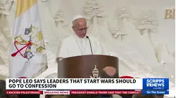 Pope Leo says leaders who start wars should go to confession