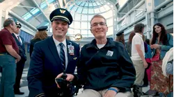 David Muir shares how son helped dad on retirement flight after ALS cut career short