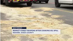 Newark's Market Street closes for hours following cooking oil spill