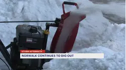 Norwalk continues to dig out from snowstorm