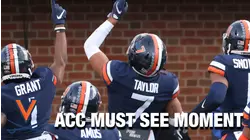 UVA LB Noah Taylor Races For The Pick 6