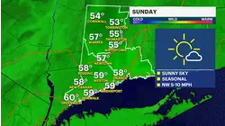 Breezy, bright start to the weekend in Connecticut