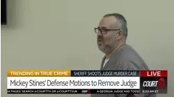 Ex-Sheriff Shawn Stines Wants Judge Removed from Murder Case