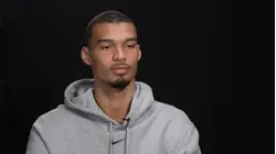 Spurs' Victor Wembanyama speaks with ABC News after NBA Finals Game 3 win
