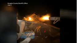 New video shows fireworks that sparked deadly wildfire