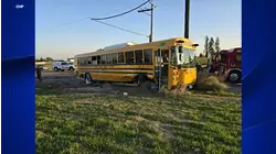 4 children hurt in Fowler Unified school bus crash, CHP says
