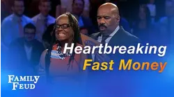 Ouch! BRUTAL Fast Money... | Family Feud