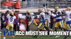2 Plays, 2 Scores for Pitt's Defense | ACC Must See Moment