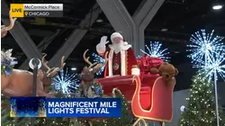Mag Mile Lights Parade Santa Claus Float