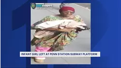 Woman leaves infant girl at 34th Street - Penn Station subway station