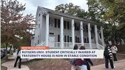 Rutgers student injured at fraternity house now in stable condition