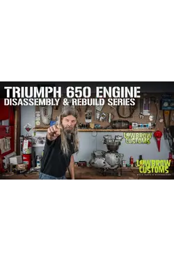 Lowbrow Customs Todds Triumph 650 Rebuild Series Vol.13
