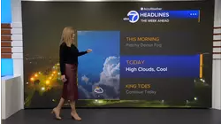 AccuWeather Forecast: Areas of morning patchy dense fog; then cool and partly sunny for some areas