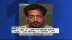 Man on the run for assaulting police during arrest inside subway station