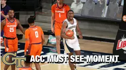 Georgia Tech's Moses Wright Starts The Game With 2 Explosive Dunks | ACC Must See Moment