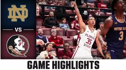 Notre Dame vs. Florida State Men's Basketball Highlights (2022-23)