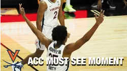 Virginia's Kihei Clark's Dime Sets Up Trey Murphy III For The Dunk & Foul