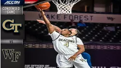 Georgia Tech vs. Wake Forest Condensed Game | 2020-21 ACC Men's Basketball
