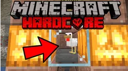 Minecraft Hardcore Survival - CHICKEN EGG PEN!! (404 Challenge 2020) - Part 8