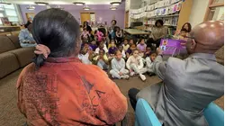 Waltersville Elementary School celebrate National Get Caught Reading Month