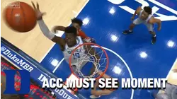 Duke's Mark Williams Stuffs In The Putback Jam  | ACC Must See Moment