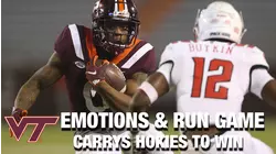Hokies: Emotion & Run Game Carried Team to Win