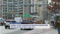 Congestion pricing linked to lower air pollution across New York City