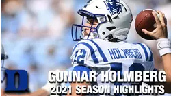 Gunnar Holmberg Regular Season Highlights | Duke QB