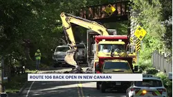 Route 106 in New Canaan reopens following water main break