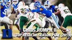 Duke DL Chris Rumph II | Top Regular Season Play of 20919